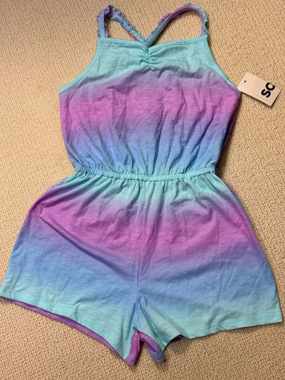 SO Girls Plus Size Ombre Sleeveless Romper Size 16 Plus